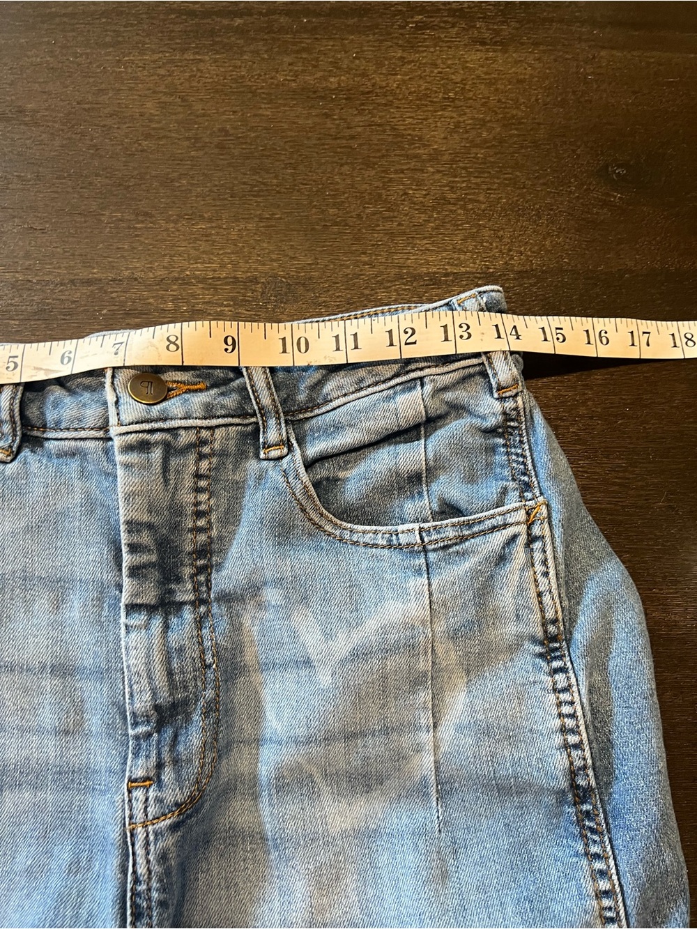 Anthropologie Pilcro Kenna Mid-rise Heritage Barrel Jeans Icon Edition Sz 28 - Picture 10 of 14